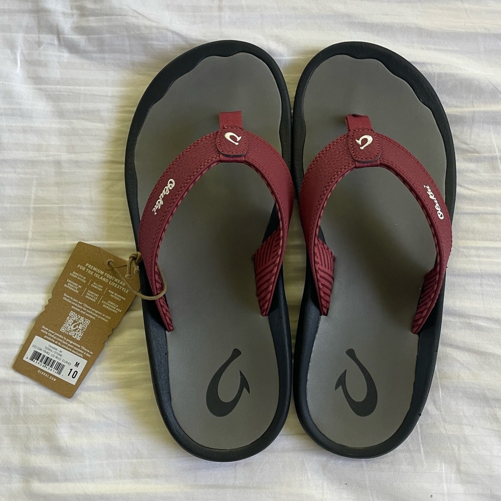 NWT Men’s Olukai Slippers - Ohana